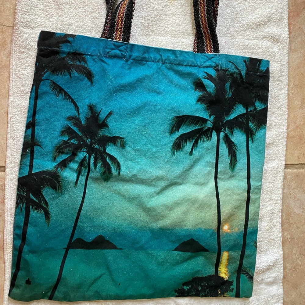 Samudra ocean print tote bag